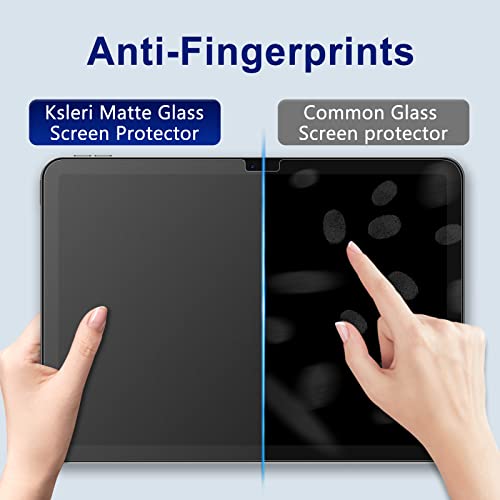 Ksleri 10.9 inch KS-MS-IP10.9 Anti-Glare Matte Glass Screen Protector, Compatible with Apple iPad 10th Generation