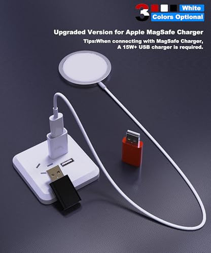 LMUBOY USB Male to USB-C Female Adapter Model RM White