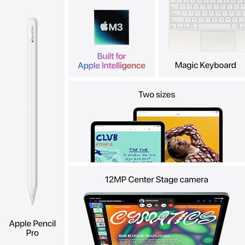 Apple 9.74" x 7.02" x 0.24" MCG14LL/A 256GB Liquid Retina Display, Wi-Fi 6E, 5G Cellular, Touch ID, 12MP Camera