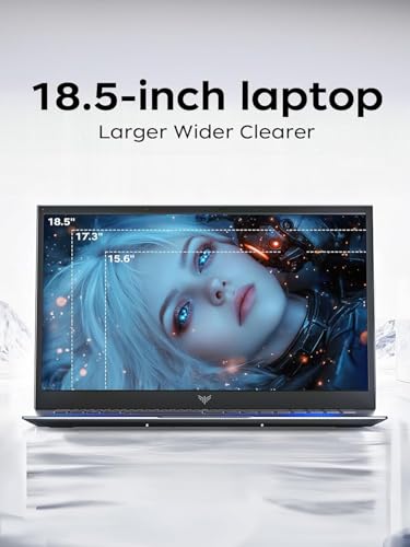 MALLRACE 18.5 Inch Laptop Ryzen 3 4300U 1920x1080 SSD Laptop