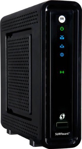 Motorola SBG6580 DOCSIS 3.0 Cable Modem Wi-Fi N300 Dual Band Router Black