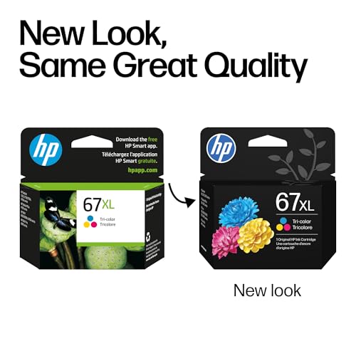 HP 67XL Tri-Color High-Yield Ink Cartridge 3YM58AN