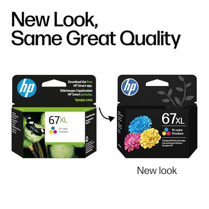 HP 67XL Tri-Color High-Yield Ink Cartridge 3YM58AN