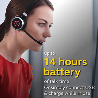 Jabra Evolve 65 Stereo 6599-823-309 Wireless Headset with Link 370 USB Adapter
