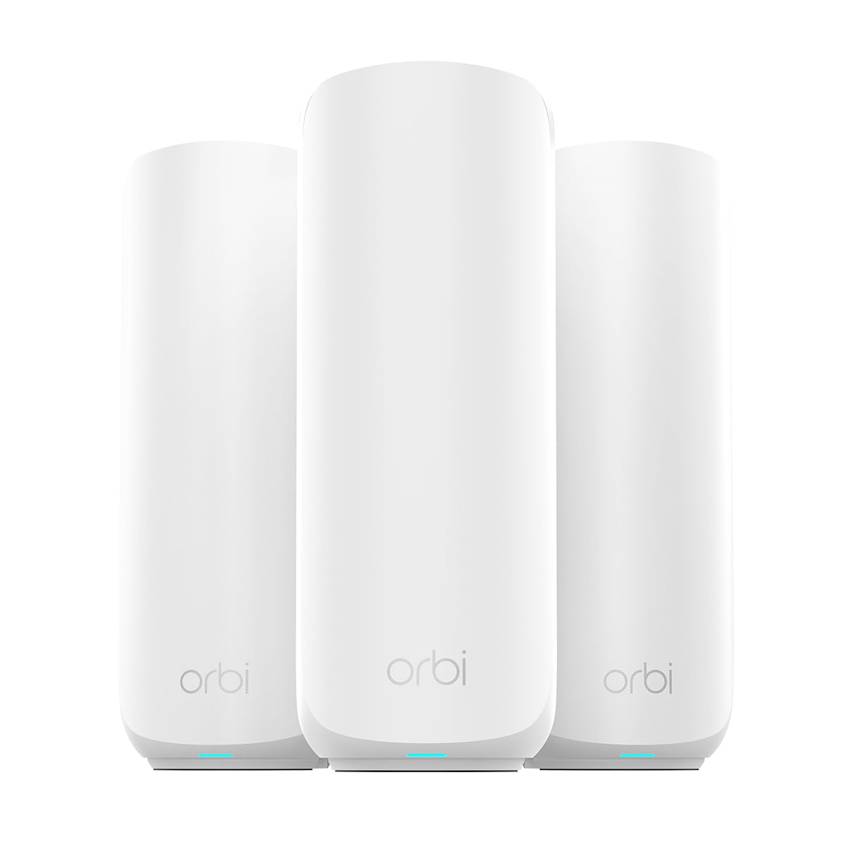 NETGEAR Orbi 370 Series Dual-Band WiFi 7 Mesh Network System (RBE373) - 5 Gbps, 6000 sq.ft Coverage, 2.5 Gbps Port, Mesh Router + 2 Extenders