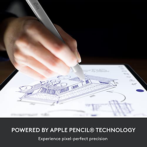 Logitech 6.42x0.47x0.31 inches 914-000070 Stylus Compatible with iPad