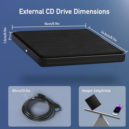 Wintale 1.0 Count 75935709589 USB 3.0 External Optical Drive