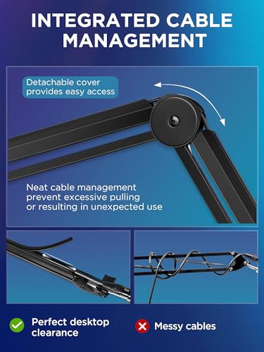 InnoGear 14" MU-PSA28 Microphone Boom Arm Stand Adjustable Height Alloy Steel