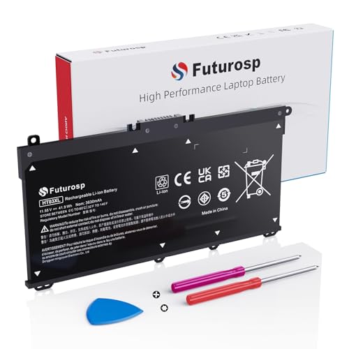 FUTUROSP 3-Cell 3630mAh HT03XL Li-Ion 11.55V Battery