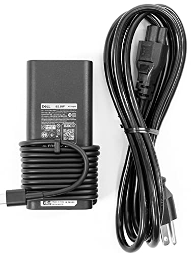 Dell 65W HA65NM190 USB Type C AC Adapter 240V 3.25A 20V DC Wall Mount