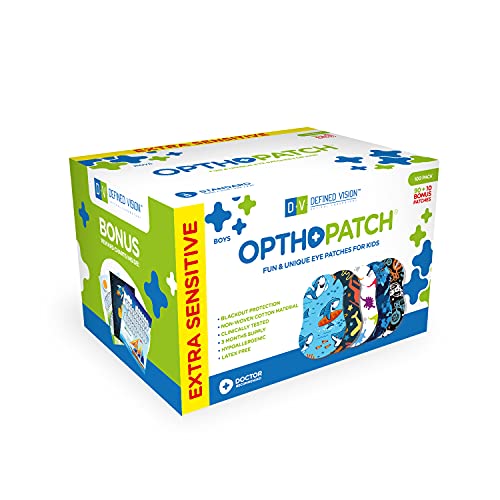 OPTHOPATCH 83mm X 57mm SB-100-2 Patch 100 Count