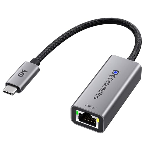 Cable Matters USB C 2.5Gb Ethernet Adapter Model 201485