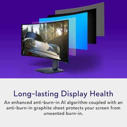 Alienware 34.2 Inch AW3425DW 3440 x 1440 240 Hz OLED Monitor