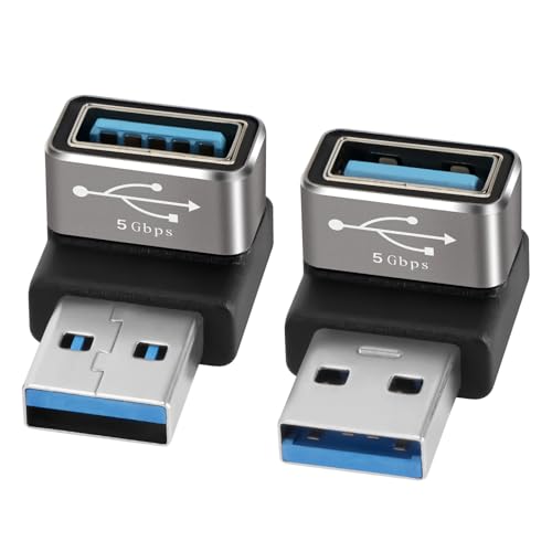 Togconn 2-Pack USB 3.0 Type A Right Angle Adapter Model B0D47TSTV9