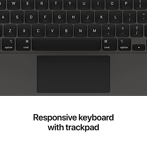 Apple 12.9-inch MJQK3LL/A Magic Keyboard Case - Wireless - Black - US English - Tablet Accessories