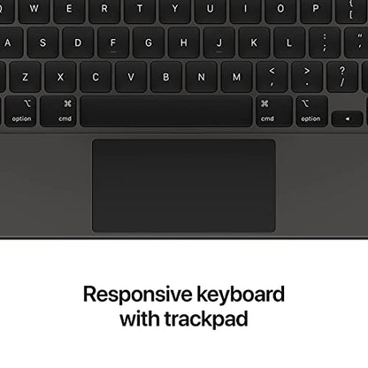 Apple 12.9-inch MJQK3LL/A Magic Keyboard Case - Wireless - Black - US English - Tablet Accessories