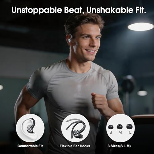 Csasan J90 Pro Wireless Earbuds Bluetooth 5.3 48H Battery Life No Jack