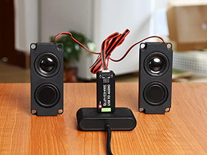 Waveshare USB Sound Card USB TO AUDIO Stereo 24 KHz External Audio Converter