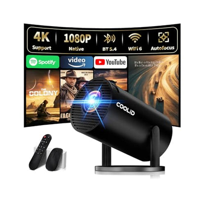Coolid 120 Inches C2 Mini Projector 1920 x 1280 LCD Wireless 170 Lumen