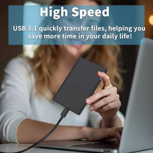 PILCNLA 250GB HDD2-250G USB 3.0 7200RPM 5Gbps Portable External Hard Drive