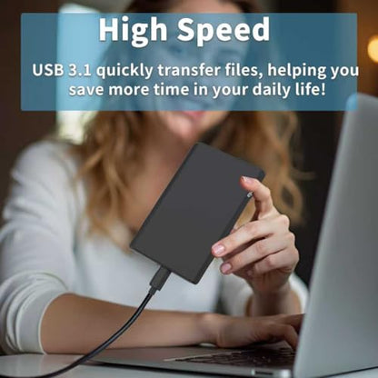 PILCNLA 250GB HDD2-250G USB 3.0 7200RPM 5Gbps Portable External Hard Drive