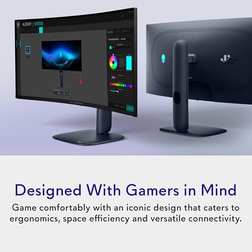 Alienware 34.2 Inch AW3425DW 3440 x 1440 240 Hz OLED Monitor
