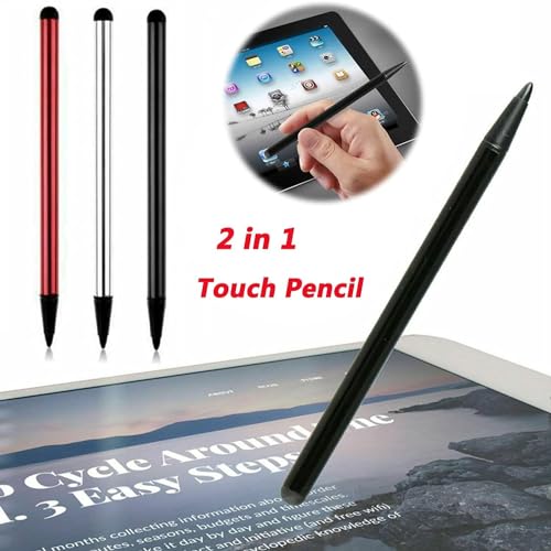 Baolaili 2pcs Black Stylus Pens for Capacitive Touchscreens