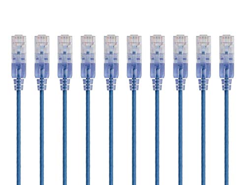Monoprice 1 Feet Cat 6a Ethernet Cable Male-to-Male 10Gbps 550MHz