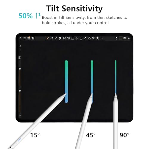 Xpencifan Stylus Pen for iPad 2018-2026, White, Aluminum, 1 Count
