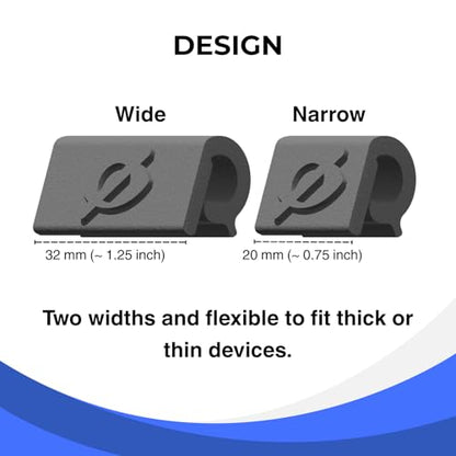 Gadget Ray Webcam Cover Slide 3.15 x 2.01 x 0.55 inches, 0.317 ounces, Flexible Camera Privacy Cover, 6 Pack
