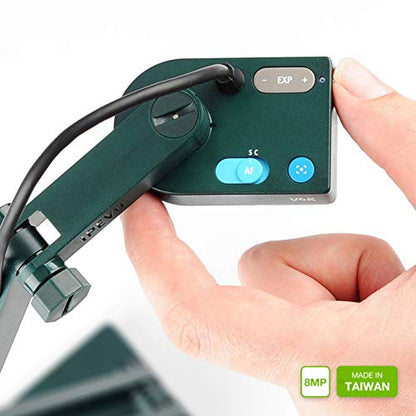 IPEVO 8MP USB Document Camera V4K 1080p Automatic Exposure Green