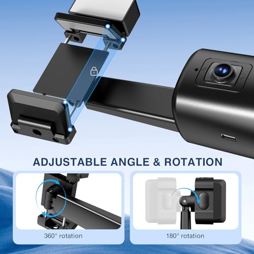 Jiangler 1.0 Count A200 1080p Tripod Head with 360° Rotation