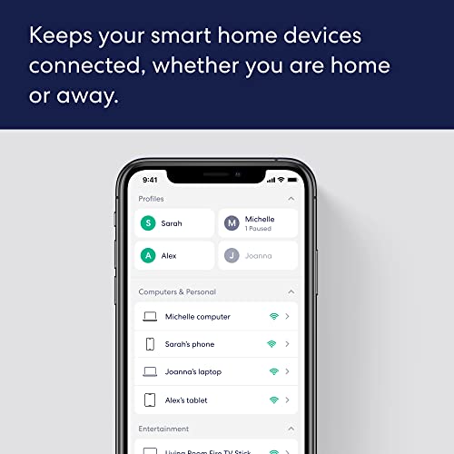Amazon eero 6+ 1-pack Mesh Wifi Router Gigabit Speed Up to 1500 sq. ft. Coverage