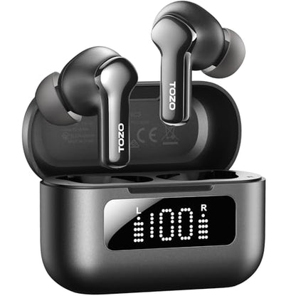 TOZO NC3 Wireless Earbuds Model T11141 with Active Noise Cancelling and ENC Microphone