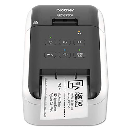 Brother QL-810W Thermal Label Printer 300 dpi Monochrome 5x9.2x5.7 in