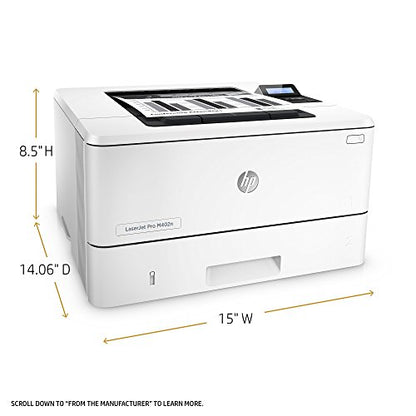 HP LaserJet Pro C5F93AR Monochrome Laser Printer, 600 x 600 dpi