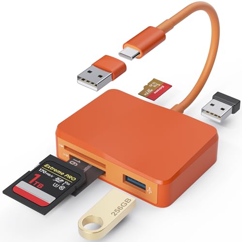 SZHAIYIJIN 5 in 1 USB-C & USB Card Adapter XC5U-O