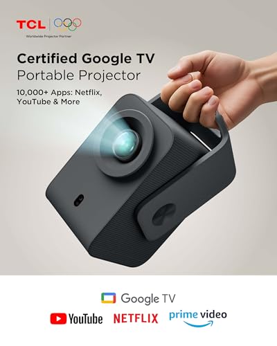 TCL C1 1080P Projector Portable LED Tabletop Mount 230 ANSI Lumens