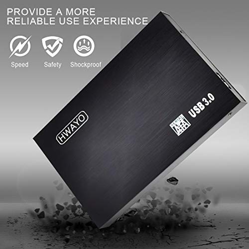 HWAYO 1TB 2.5'' External Portable Hard Drive USB 3.0