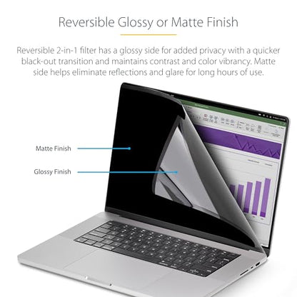 StarTech 16-inch MacBook Pro Magnetic Privacy Screen 162MM-PRIVACY-SCREEN