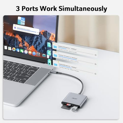 Acer 3-in-1 USB Type C Card Reader ODK4H0 USB 3.0