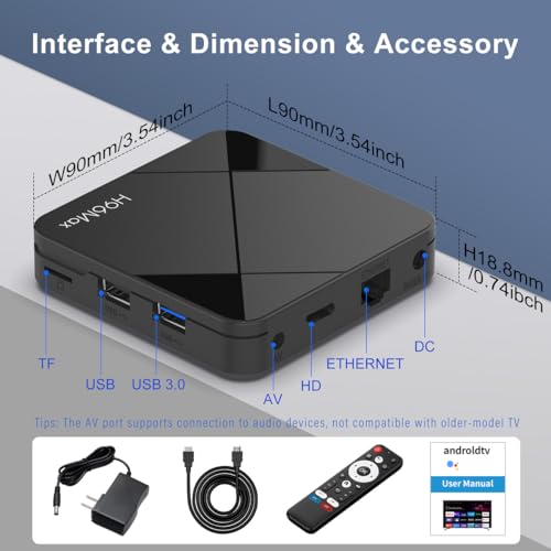 LEFFOT 16GB RK3518 4K Ultra HD Streaming Device HDMI