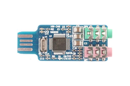 NOYITO 18g CM108 USB Sound Card Drive-Free External Module - Stereo - 5.1 Surround Sound