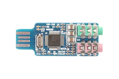 NOYITO 18g CM108 USB Sound Card Drive-Free External Module - Stereo - 5.1 Surround Sound