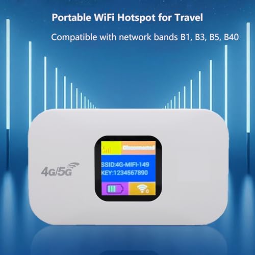 FAUOSWUK 4G/5G Portable WiFi Hotspot B0FKHM3GDZ 300Mbps Unlocked