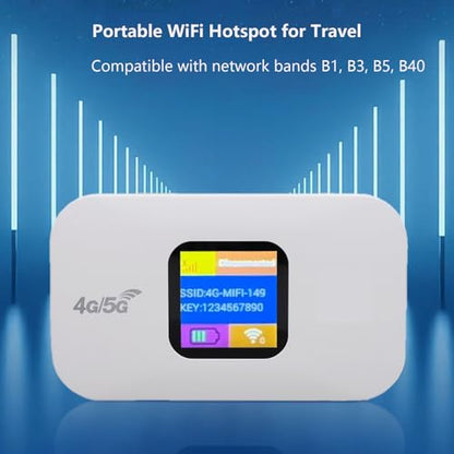 FAUOSWUK 4G/5G Portable WiFi Hotspot B0FKHM3GDZ 300Mbps Unlocked