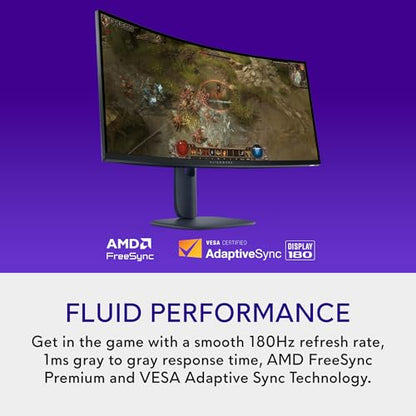 Alienware 34 AW3425DWM QHD 3440x1440 180Hz LED Monitor