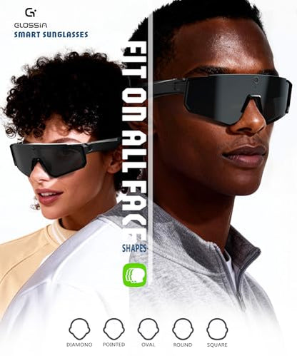 GLOSSIA GLV06-1 1280x720 Digital Wearable Computer Smart Glasses