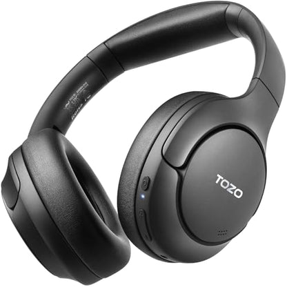 TOZO T12052 Wireless Over-Ear Headphones with Noise Cancelling and Bluetooth Connectivity