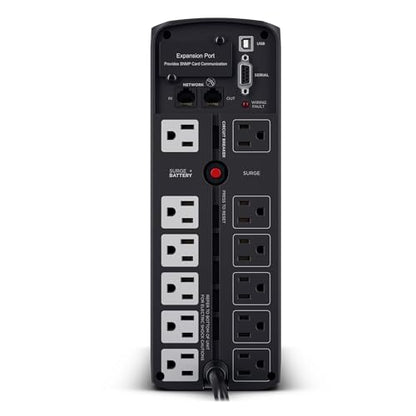 CyberPower 14x3.9x11 inches CP1500PFCLCD PFC Sinewave UPS 1500VA/1000W Mini Tower